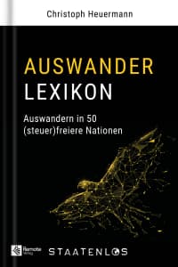 Buchcover Staatenlos: Auswander Lexikon