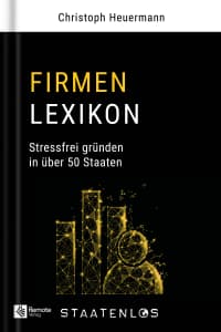 Buchcover Staatenlos: Firmen Lexikon