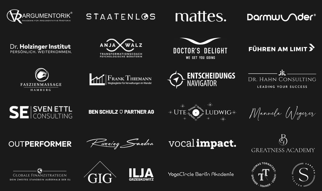 Logos von Kunden und Marken, die dem Remote Verlag vertrauen