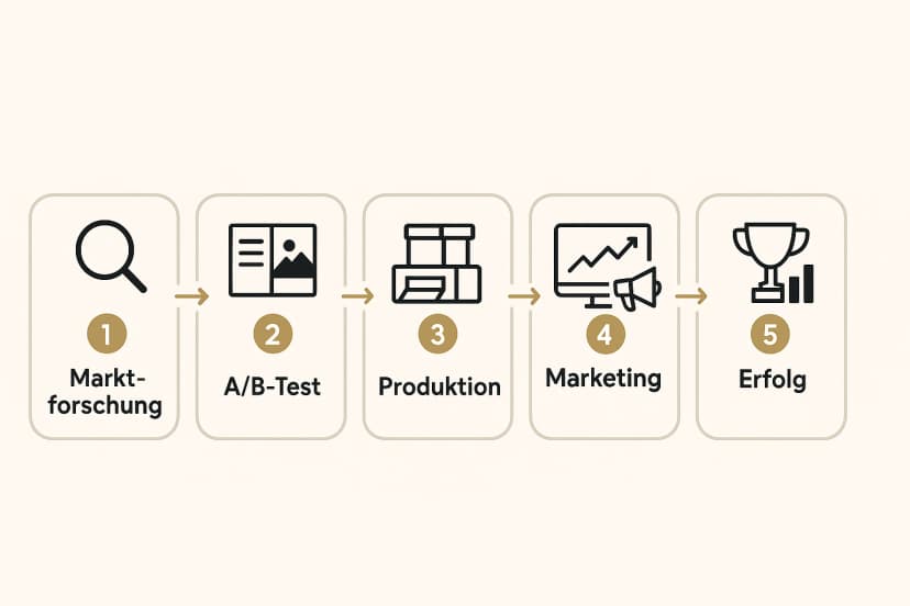Dieses Diagramm zeigt den integrierten, datenbasierten Workflow von Remote Verlags Marketing-First-Strategie, die traditionelle Abläufe übertrifft.