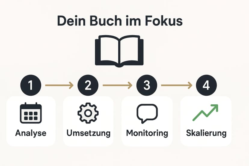 Vier Phasen des iterativen Optimierungs-Frameworks.