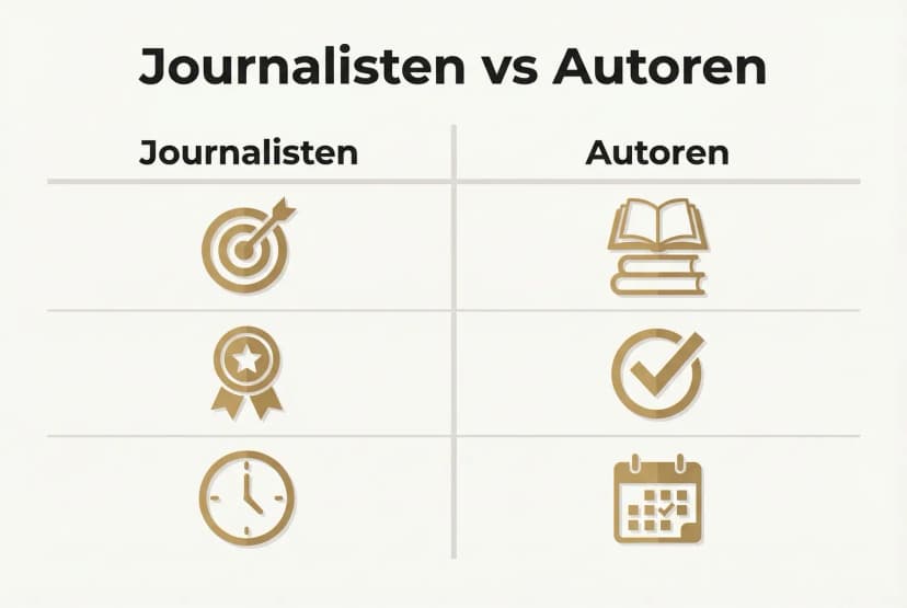 Ein klarer Ablaufplan mit vier pragmatischen Schritten, damit Unternehmer ihr Buch gezielt an relevante Wirtschaftsmedien pitchen können.