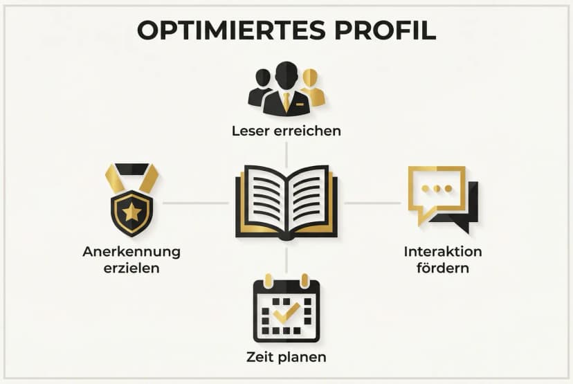 Wichtige Aspekte eines erfolgreichen Autorenprofils auf LinkedIn und XING